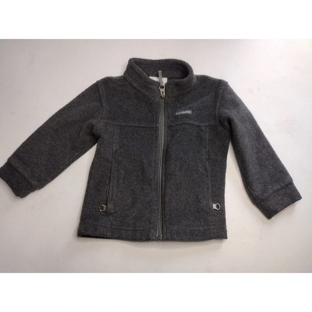 Columbia Toddler‎ Boys Steens Mountain Full Zip Fleece Jacket Charcoal Grey 2T